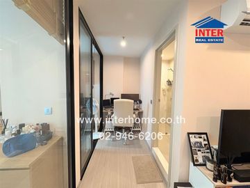 Condominium 32.2 sq.m. Aspire Erawan Prime, next to BTS Erawan, Kanchanaphisek Ring Road, Sukhumvit Road, Mueang Samut Prakan, Samut Prakan
