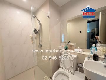 Condominium 32.2 sq.m. Aspire Erawan Prime, next to BTS Erawan, Kanchanaphisek Ring Road, Sukhumvit Road, Mueang Samut Prakan, Samut Prakan