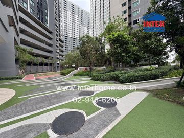 Condominium 32.2 sq.m. Aspire Erawan Prime, next to BTS Erawan, Kanchanaphisek Ring Road, Sukhumvit Road, Mueang Samut Prakan, Samut Prakan