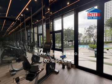 Condominium 32.2 sq.m. Aspire Erawan Prime, next to BTS Erawan, Kanchanaphisek Ring Road, Sukhumvit Road, Mueang Samut Prakan, Samut Prakan