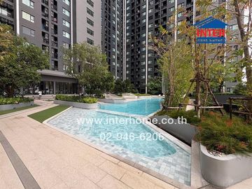 Condominium 32.2 sq.m. Aspire Erawan Prime, next to BTS Erawan, Kanchanaphisek Ring Road, Sukhumvit Road, Mueang Samut Prakan, Samut Prakan