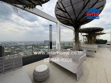 Condominium 32.2 sq.m. Aspire Erawan Prime, next to BTS Erawan, Kanchanaphisek Ring Road, Sukhumvit Road, Mueang Samut Prakan, Samut Prakan