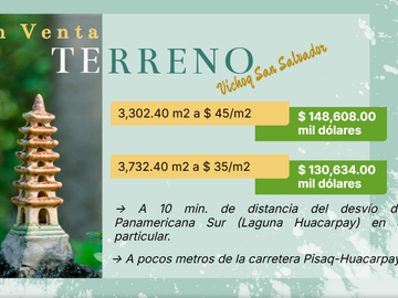 TERRENO EN VICHO SAN SALVADOR CALCA