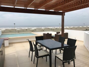 Hermosa Casa De Playa En 1era Fila y 2 piscinas en el Condominio Formentera - Asia