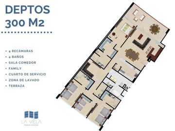VENTA DE DEPARTAMENTO EN PUERTO CANCUN ZONA HOTELERA