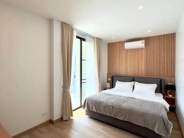 Modern Pool villa for sale in San Phak Wan. The color tone and furniture give you feel Japanese. Fully furnished, ready to move in.