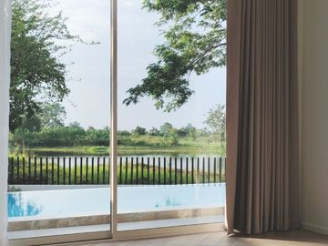 For Sale: Lakeview Pool Villa with Doi Suthep Mountain View. Located in Doi Saket, Chiang Mai – Fully Furnished with Built-in Furniture