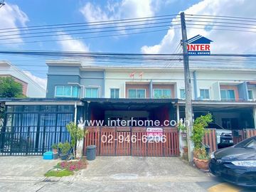 2-storey townhouse, 20.7 sq.w., Novo Ville Village, Lam Luk Ka, Khlong 2, near Sinphaet Hospital, Lam Luk Ka, Soi Phianon, Lam Luk Ka Road, Pracha Uth