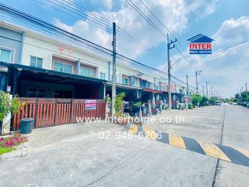2-storey townhouse, 20.7 sq.w., Novo Ville Village, Lam Luk Ka, Khlong 2, near Sinphaet Hospital, Lam Luk Ka, Soi Phianon, Lam Luk Ka Road, Pracha Uth