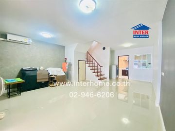 2-storey townhouse, 20.7 sq.w., Novo Ville Village, Lam Luk Ka, Khlong 2, near Sinphaet Hospital, Lam Luk Ka, Soi Phianon, Lam Luk Ka Road, Pracha Uth