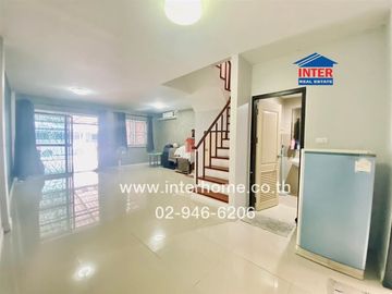 2-storey townhouse, 20.7 sq.w., Novo Ville Village, Lam Luk Ka, Khlong 2, near Sinphaet Hospital, Lam Luk Ka, Soi Phianon, Lam Luk Ka Road, Pracha Uth