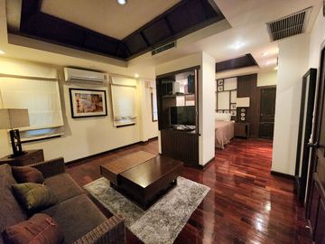 Beautiful house for sale with built-in furniture made of real wood, Lanna Resort style