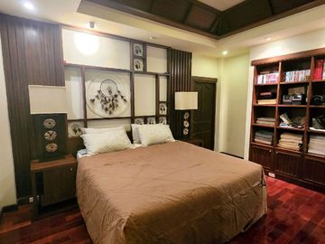 Beautiful house for sale with built-in furniture made of real wood, Lanna Resort style