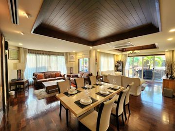 Beautiful house for sale with built-in furniture made of real wood, Lanna Resort style