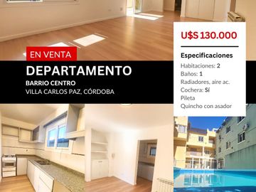 VENTA HERMOSO DEPARTAMENTO CENTRICO