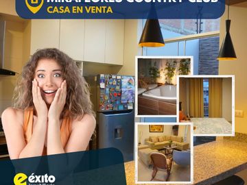 VENTA DE CASA DE TRES PISOS FRENTE A PARQUE  EN MIRAFLORES COUNTRY CLUB - PIURA