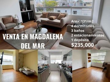 Venta departamento en Magdalena del Mar (cerca del Lima Cricket)