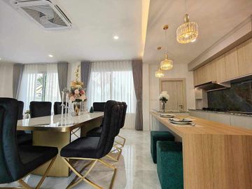 Modern Luxury Private Pool Villa for sale, surrounded by natural garden, a local quiet village and convenient stores.