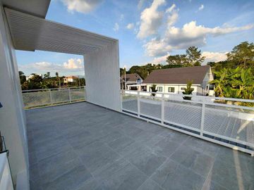 Modern Luxury Private Pool Villa for sale, surrounded by natural garden, a local quiet village and convenient stores.