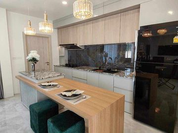 Modern Luxury Private Pool Villa for sale, surrounded by natural garden, a local quiet village and convenient stores.