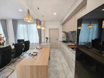 Modern Luxury Private Pool Villa for sale, surrounded by natural garden, a local quiet village and convenient stores.