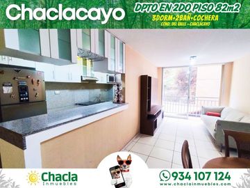 Departamento en 2do piso con 82m2 y 3 Dormitorios en Chaclacayo
