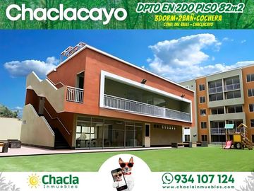 Departamento en 2do piso con 82m2 y 3 Dormitorios en Chaclacayo