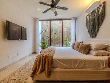 Vista verde garantizada! Exclusiva Propiedad de 2 recámaras con Jardín y Alberca en Luum Zama, Aldea Zama