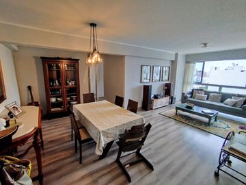 Lindo dpto., Miraflores, 125 m2, 3 dorms, 3 baños, 2 estac.