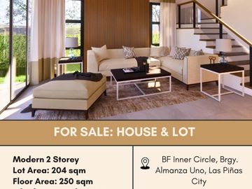 FOR SALE House and Lot located at BF Inner Circle, Brgy. Almanza Uno, Las Piñas City