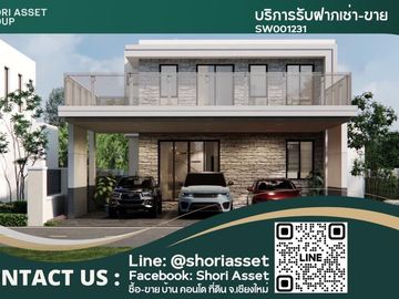 For sale, a modern luxury pool villa in Pa Daed area, easy access to the city, with many freebies