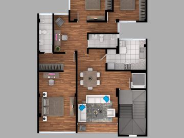 VENDO DEPARTAMENTOS  EN PREVENTA EN SANTA MARIA DEL PINAR