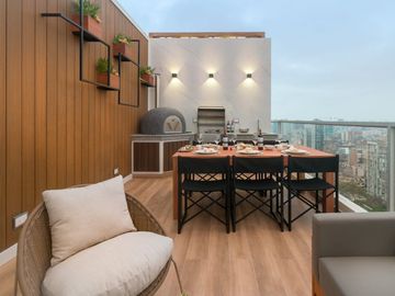 ¡Moderno departamento amoblado en alquiler! A 1 cuadra del Centro Financiero de San Isidro 📍 Ubicación privilegiada