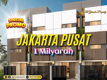 Townhouse Modern Smart Living di Johar Baru Jakarta Pusat, Dekat ke Pusat Pemerintahan dan Kantor Kementrian