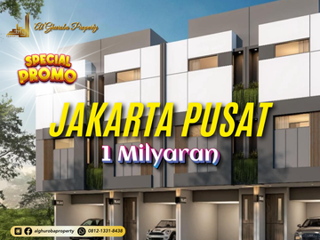 Compact TownHouse Jakarta Pusat Johar Baru dekat ke Kantor Balaikota Jakarta dan  BPKP Utan Kayu