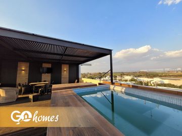 Departamento en Tequisquiapan, Fracc El Dorado, Planta baja, 3 rec, amenidades