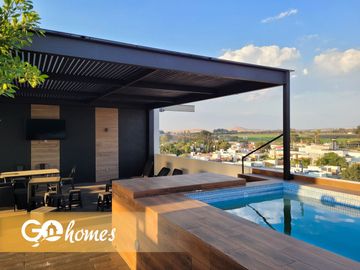 Departamento en Tequisquiapan, Fracc El Dorado, Planta baja, 3 rec, amenidades