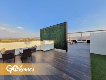 Departamento en Tequisquiapan, Fracc El Dorado, Planta baja, 3 rec, amenidades