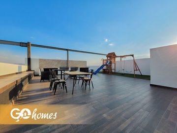 Departamento en Tequisquiapan, Fracc El Dorado, Planta baja, 3 rec, amenidades