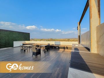 Departamento en Tequisquiapan, Fracc El Dorado, Planta baja, 3 rec, amenidades
