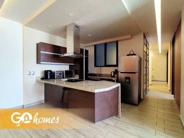 Departamento en Tequisquiapan, Fracc El Dorado, Planta baja, 3 rec, amenidades