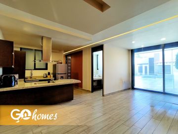 Departamento en Tequisquiapan, Fracc El Dorado, Planta baja, 3 rec, amenidades