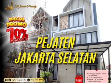 Townhouse Muslim Listrik Underground dekat LIPIA Pejaten dan Kemang Jakarta Selatan, DISKON s/d 10%