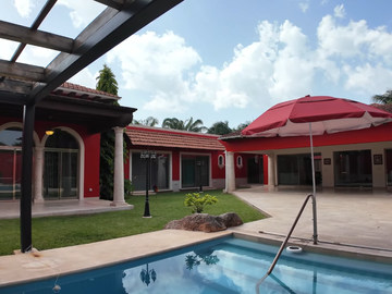 Residencia exclusiva de un nivel dentro de Mérida Yucatán
