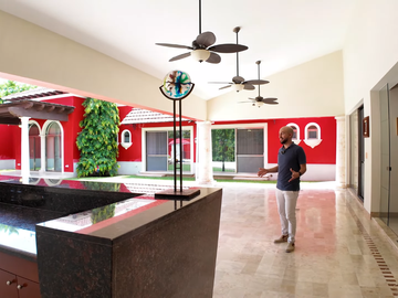 Residencia exclusiva de un nivel dentro de Mérida Yucatán