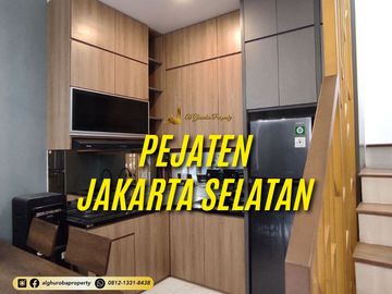 RUMAH TOWNHOUSE MUSLIM TANPA RIBA BISA CUSTOME PRIVATE LIFT DAN ATTIC ROOM PASAR MINGGU JAKARTA SELATAN
