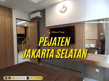 RUMAH TOWNHOUSE MUSLIM TANPA RIBA BISA CUSTOME PRIVATE LIFT DAN ATTIC ROOM PASAR MINGGU JAKARTA SELATAN