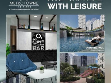 Studio Unit Convert 1BR at METROTOWNE CONDOMINIUM LAS PINAS.
