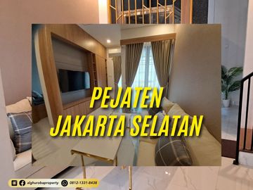 RUMAH TOWNHOUSE SIAP HUNI ADA LIFT DAN ATTIC ROOM PASAR MINGGU PEJATEN DEKAT KEMANG JAKARTA SELATAN