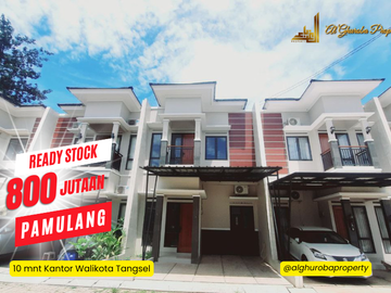 RUMAH 2 LANTAI 3 KT SIAP HUNI DKT RS PERMATA PAMULANG SHM 800 JUTA-AN
